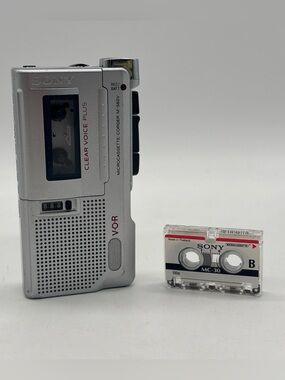 Sony M-560V Micro Cassette Handheld Voice Clear Voice Recorder Tested